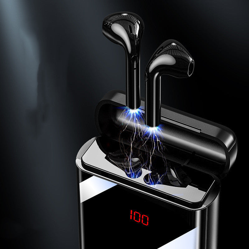 Wireless Bluetooth Headset with Power Bank - Stay Charged and Connected!