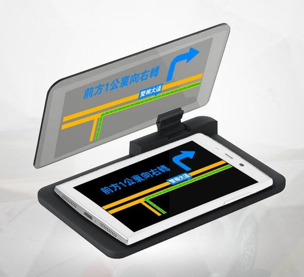 Hands-Free Smartphone Navigation Display for Safe Driving