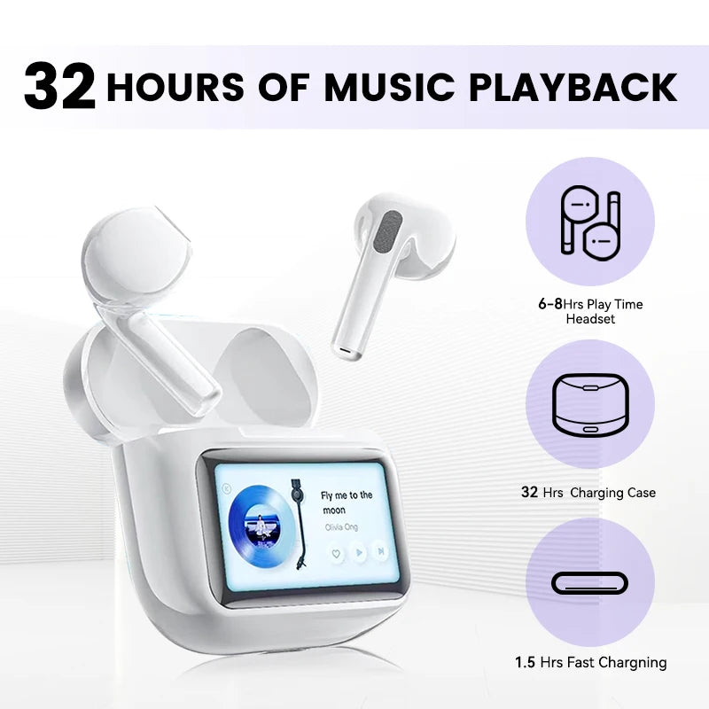 Noise Cancelling Earbuds Touch Control Earbuds Wireless Bluetooth Earbuds Wireless Bluetooth Earbuds Mini Earphones