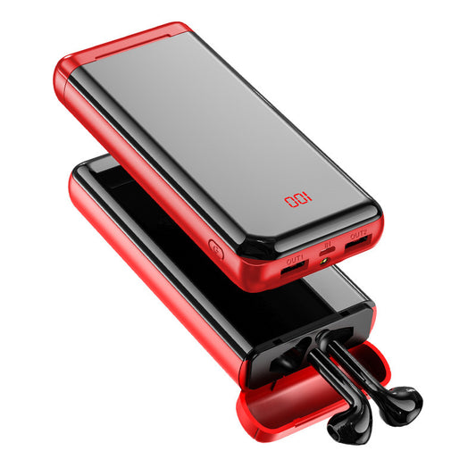 Wireless Bluetooth Headset with Power Bank - Stay Charged and Connected!